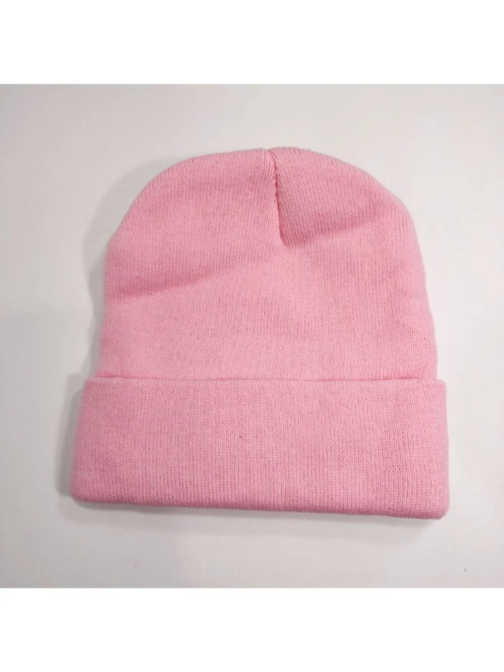 Lvaiz LED Beanie Rechargeable Headlamp Pink Soft Knit Winter Outdoor Activities